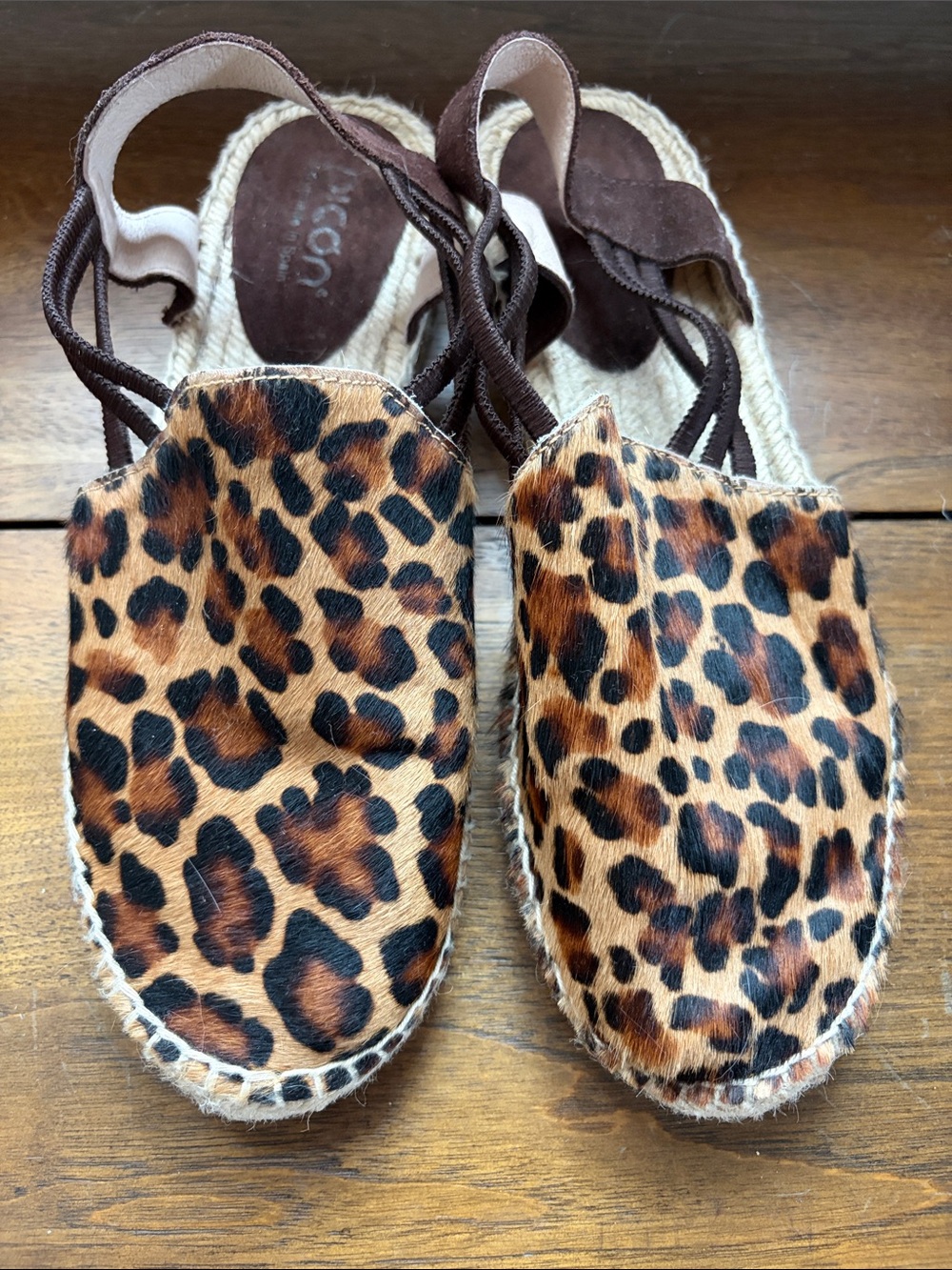 Picon Leopard Print Espadrille Sandals